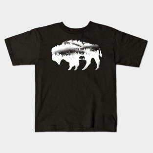 American bison Kids T-Shirt